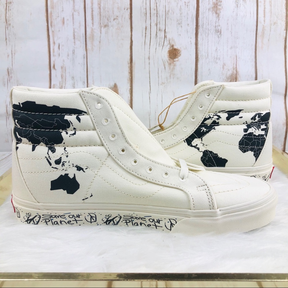 Save Our Planet x  VANS Sk8-Hi Reissue Sneakers - Picture 6 of 10